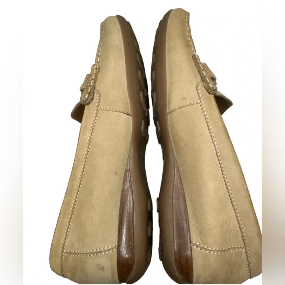 Geox Respira Women's ~ Size 39.5/ US 10 ~ Tan Horsebit Slip On Loafers Shoes